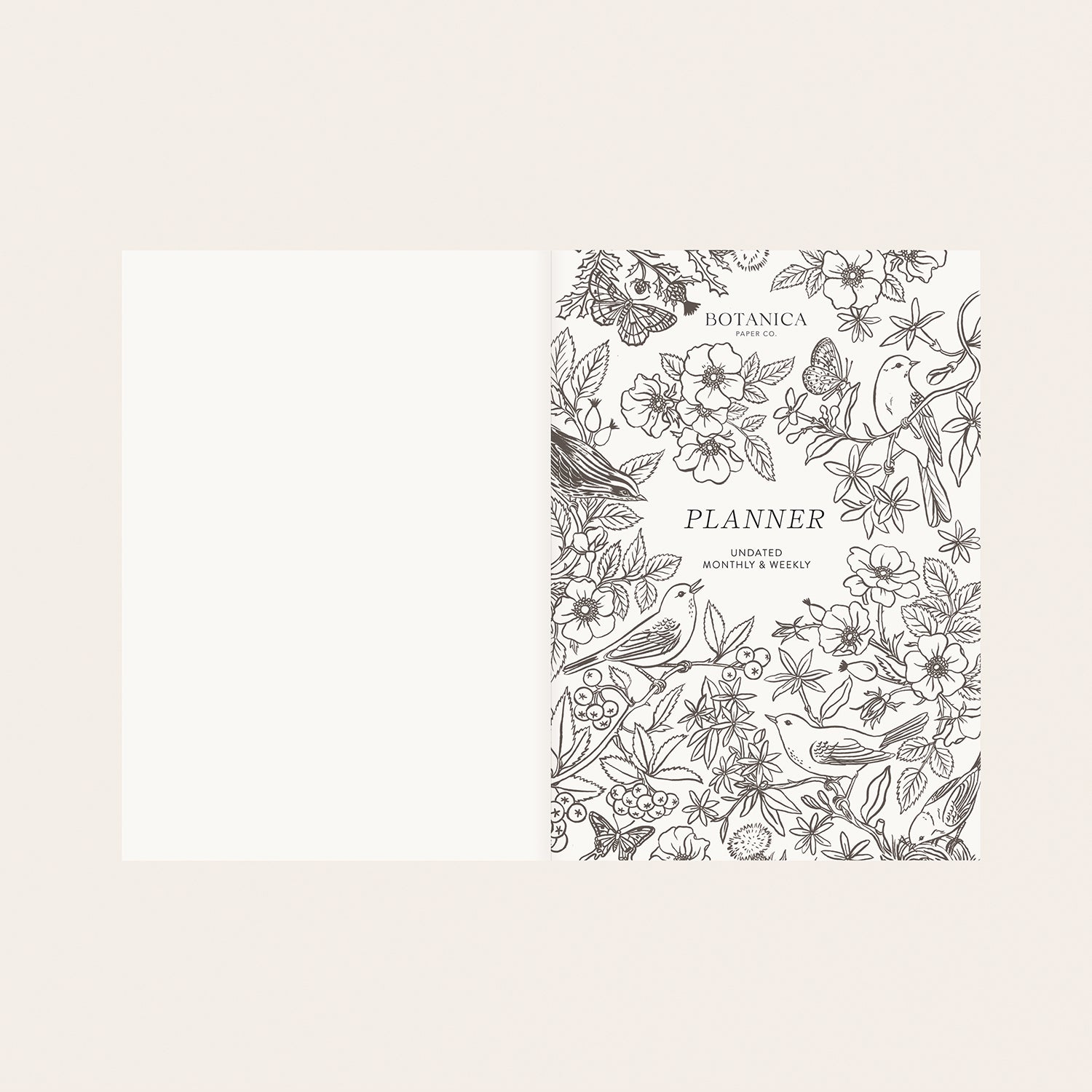 SONGBIRDS| LINEN-BOUND PLANNER