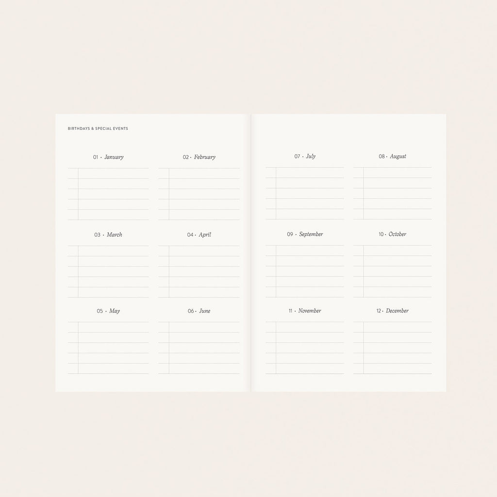REVERIE | LINEN-BOUND PLANNER
