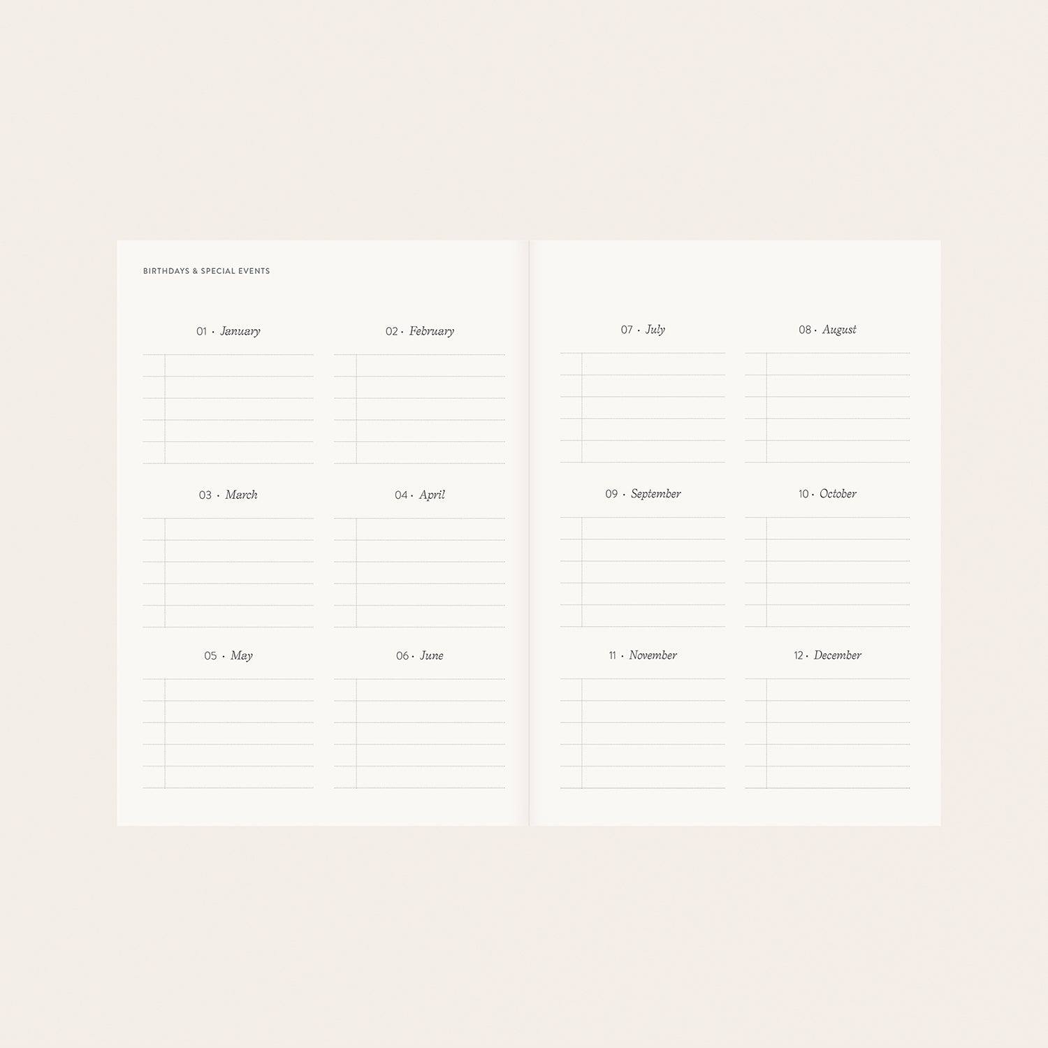 HERBARIUM | LINEN-BOUND PLANNER