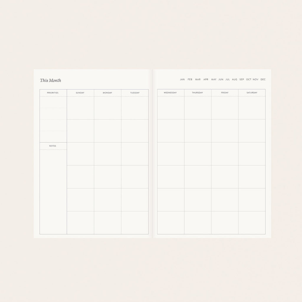 SONGBIRDS| LINEN-BOUND PLANNER