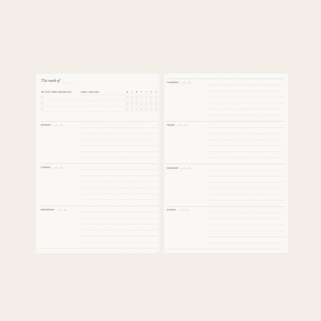 REVERIE | LINEN-BOUND PLANNER