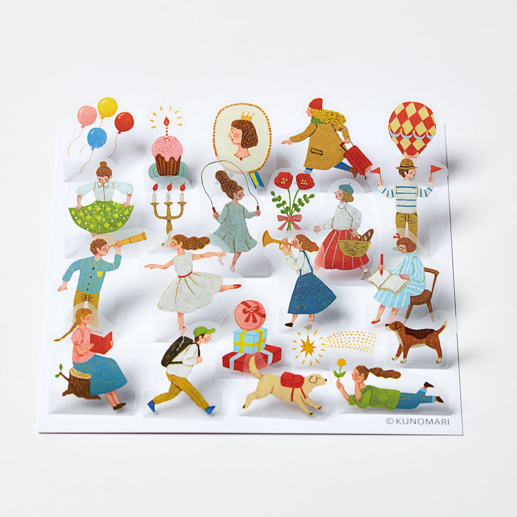 Re-Stickable 3D Popup Stickers