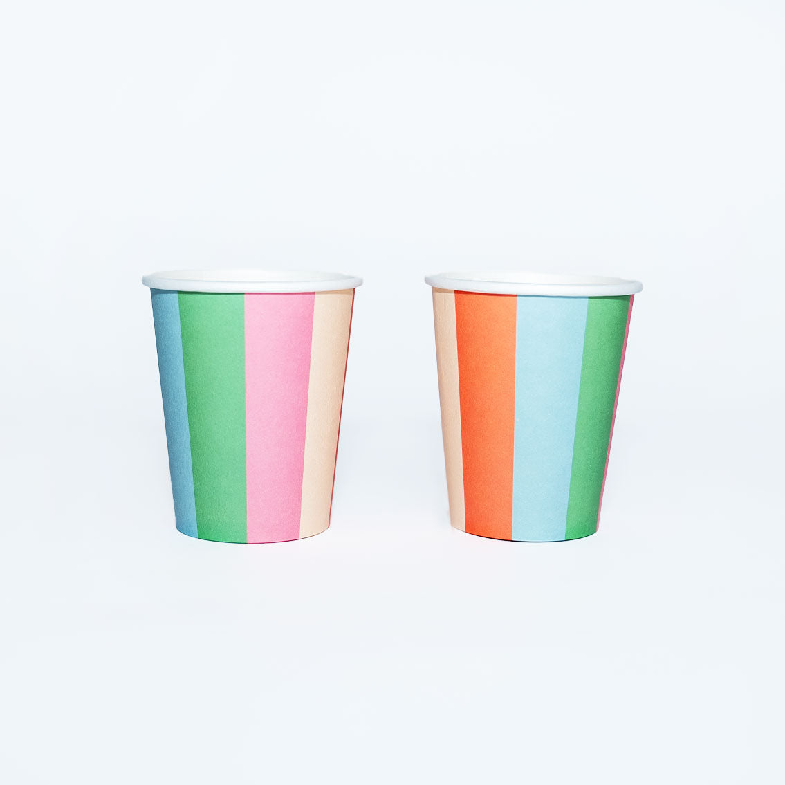 Striped Paper Cups (x 12) - Striped Collection