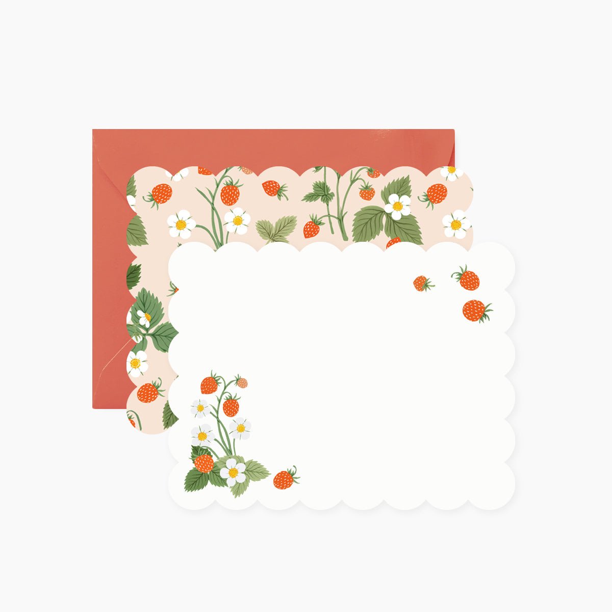 WILD STRAWBERRIES  Notecards | Set of 4
