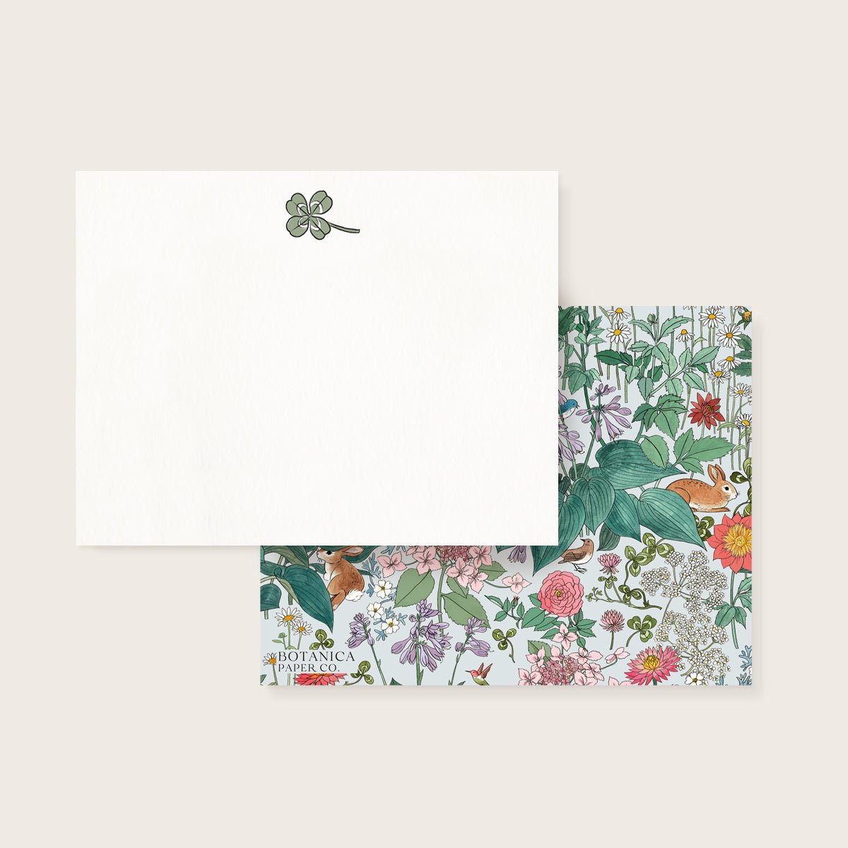 CLOVER  Notecards | Set of 4