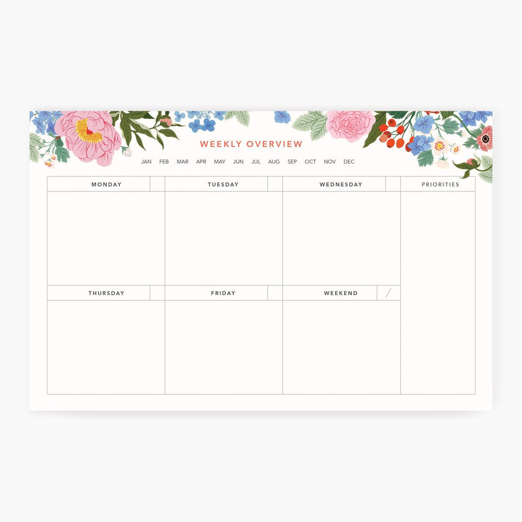 GARDEN | Weekly Overview Notepad
