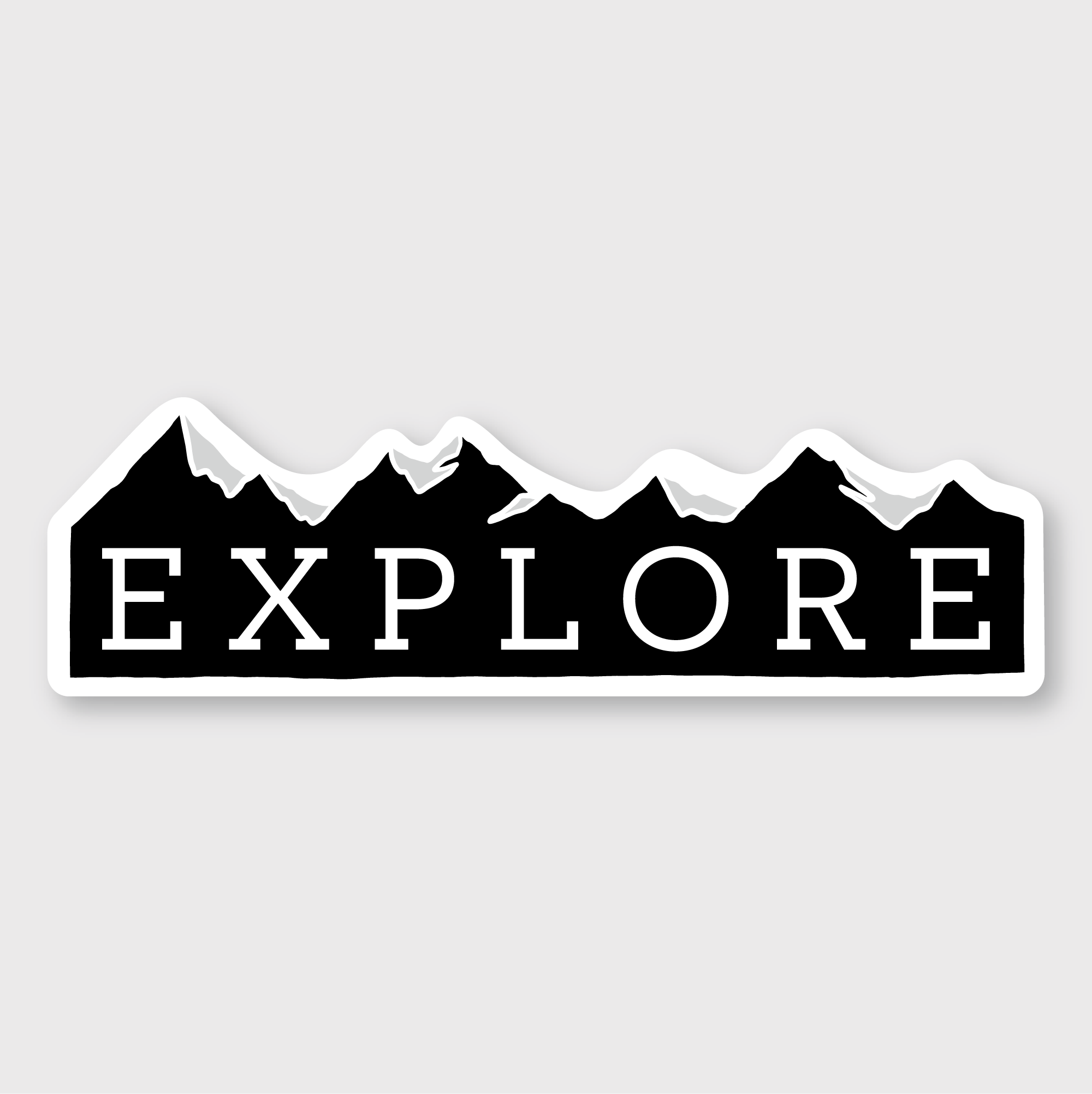 Explore Mountain Sticker