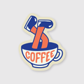 Coffee Legs Sticker