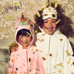 Unicorn Costume Cape for Kids (pink) - Carnival & Festive Use - sz 4-8 yrs