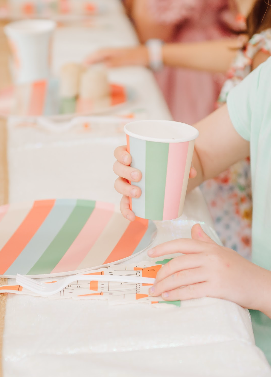 Striped Paper Cups (x 12) - Striped Collection