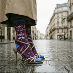 Single and Ready To Mingle Socks | Wine and Confetti Illustration | Gift for Her
