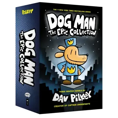 Dog Man: The Epic Collection: From the Creator of Captain Underpants (Dog Man #1-3 Box Set)