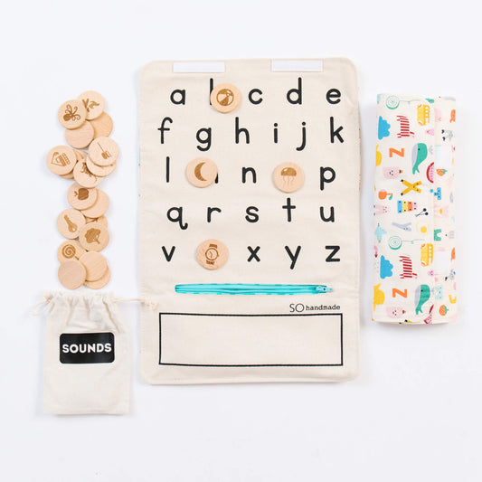Alphabet Learning Toy: Montessori Letters Matching Game | Lowercase
