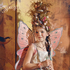 Louanne Fairy Costume – Dress and Wings Set (multicolor)-Role-Play for Children(3 sizes)