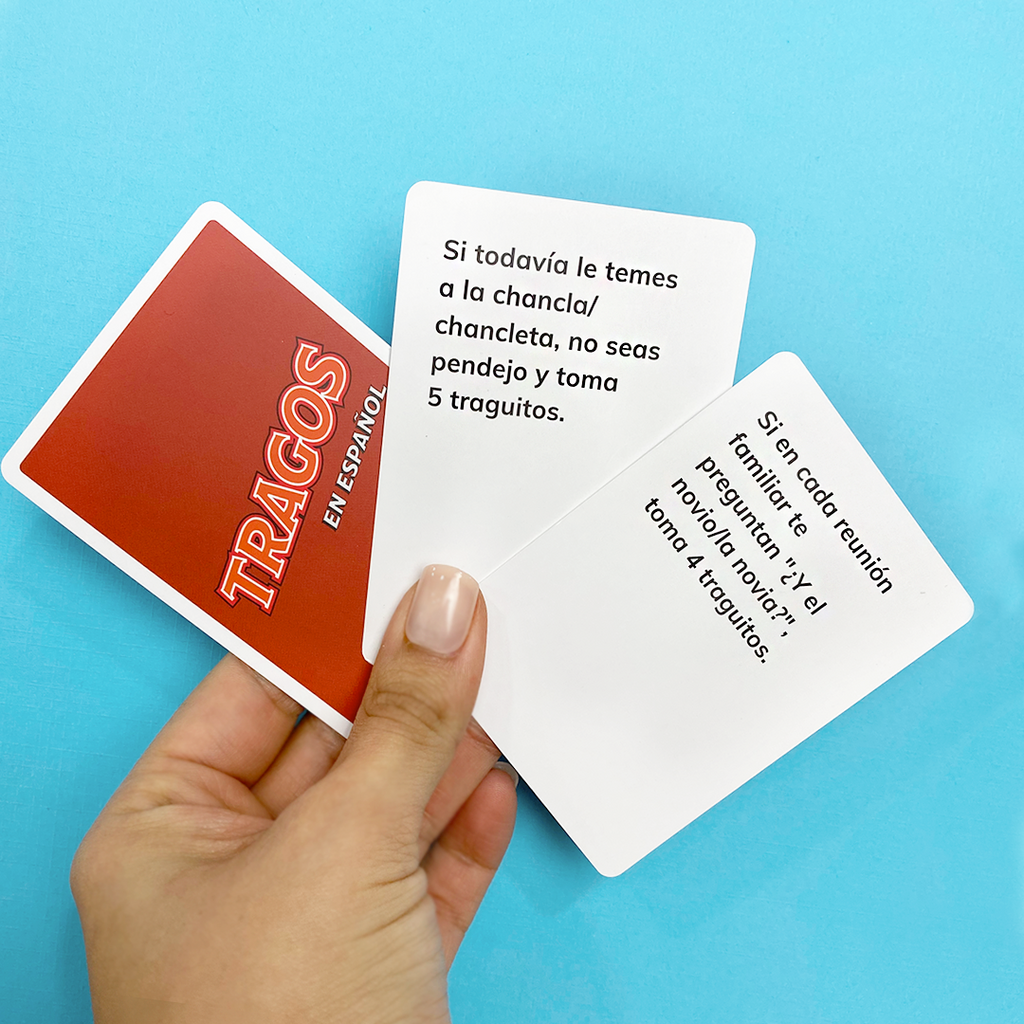 Tragos Original Party Card Game en Espanol