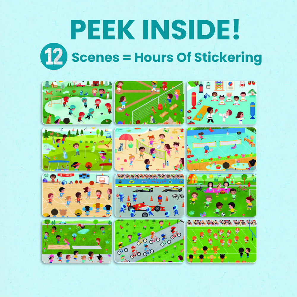 All Kinds of Sports Sticker Book