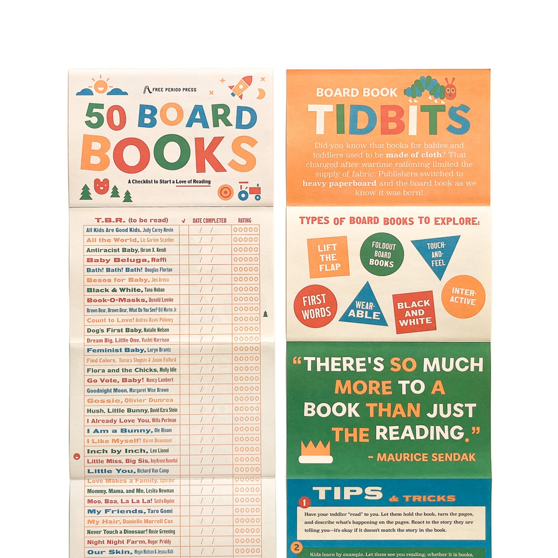 50 Board Books: A Checklist to Start to a Love of Reading