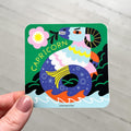 Capricorn Zodiac Vinyl Decal Sticker | Ambitious Mythical Sea-Goat