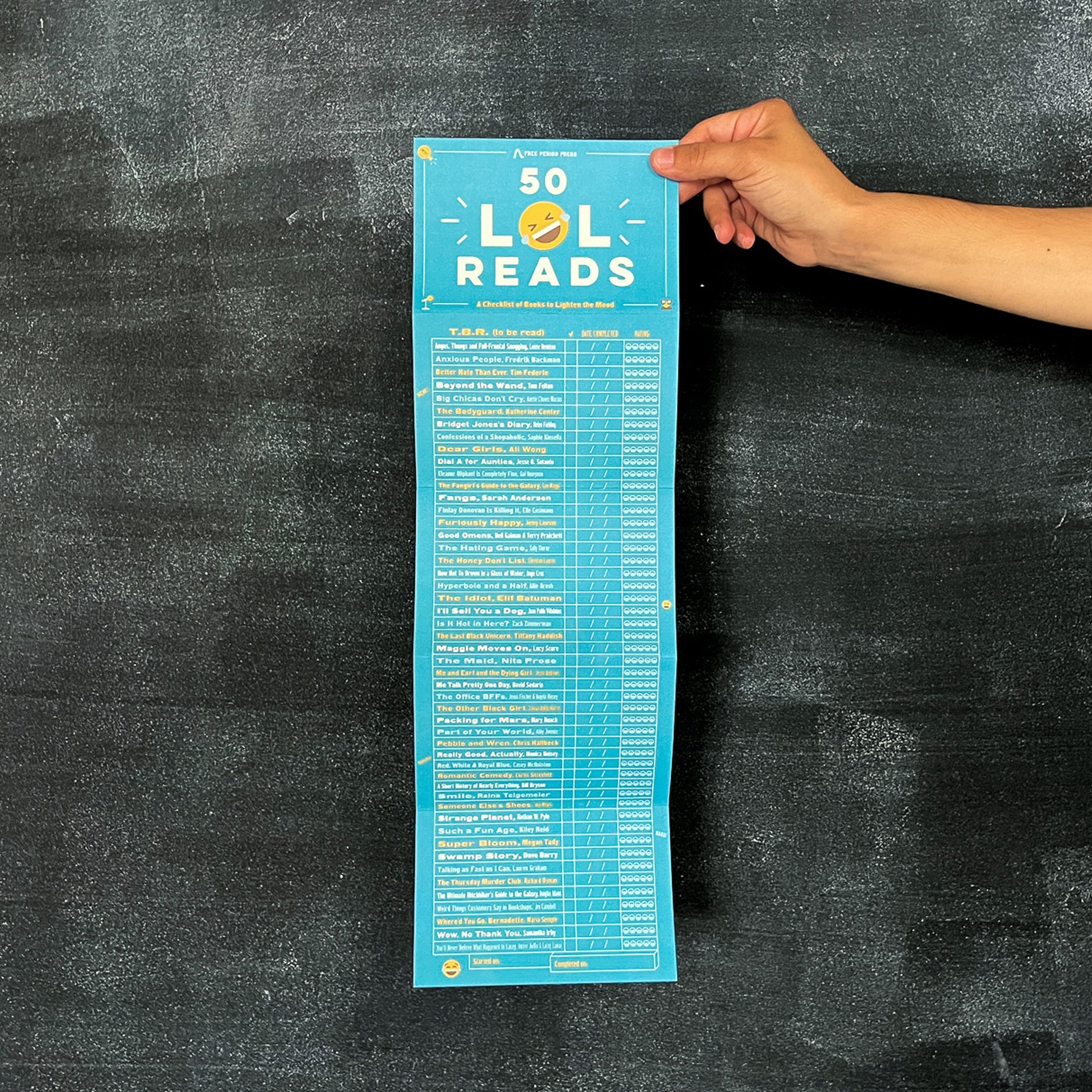 50 LOL Reads: A Checklist of Books to Lighten the Mood