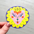 Leo Zodiac Vinyl Decal Sticker | Radiant Lion