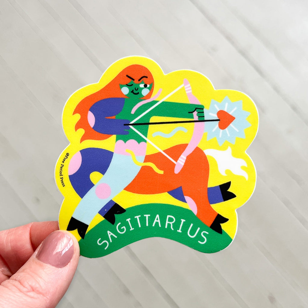 Sagittarius Zodiac Vinyl Decal Sticker | Bold Adventurous Archer