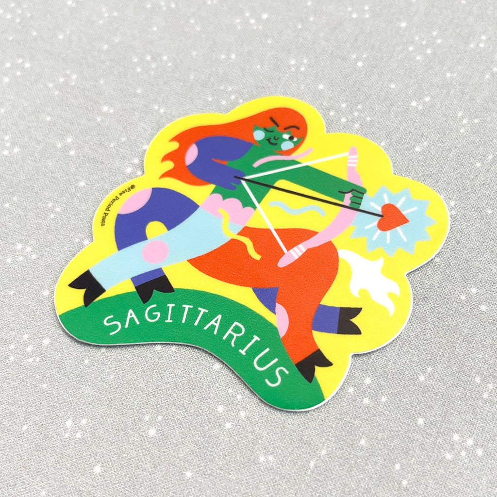 Sagittarius Zodiac Vinyl Decal Sticker | Bold Adventurous Archer