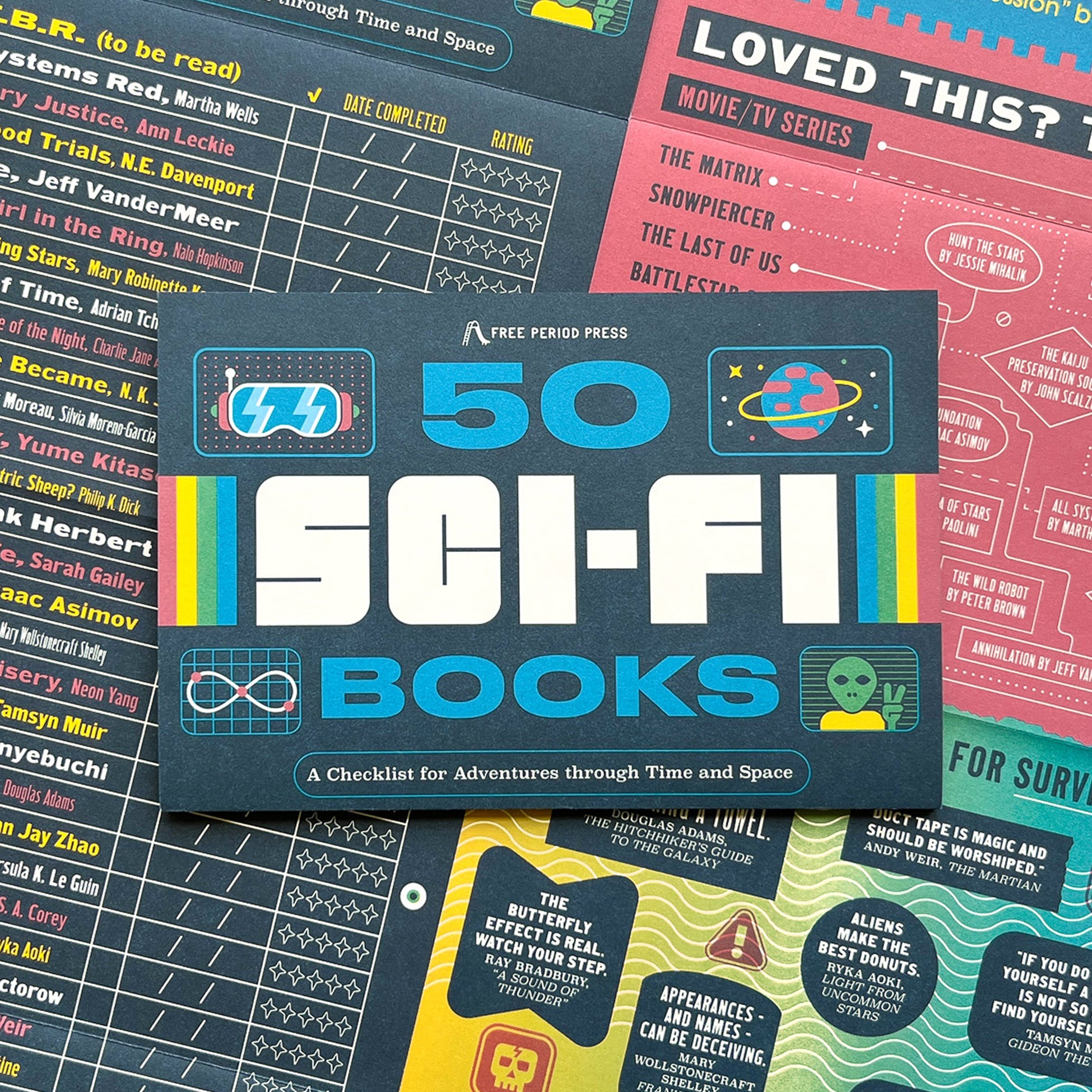 50 Sci-Fi Books: A Checklist for Adventures through Time and Space