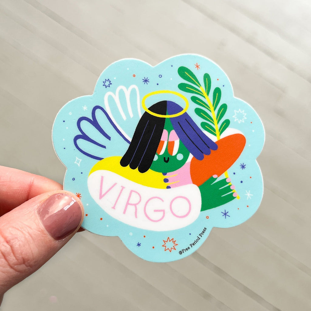 Virgo Zodiac Vinyl Decal Sticker | Calm & Organized