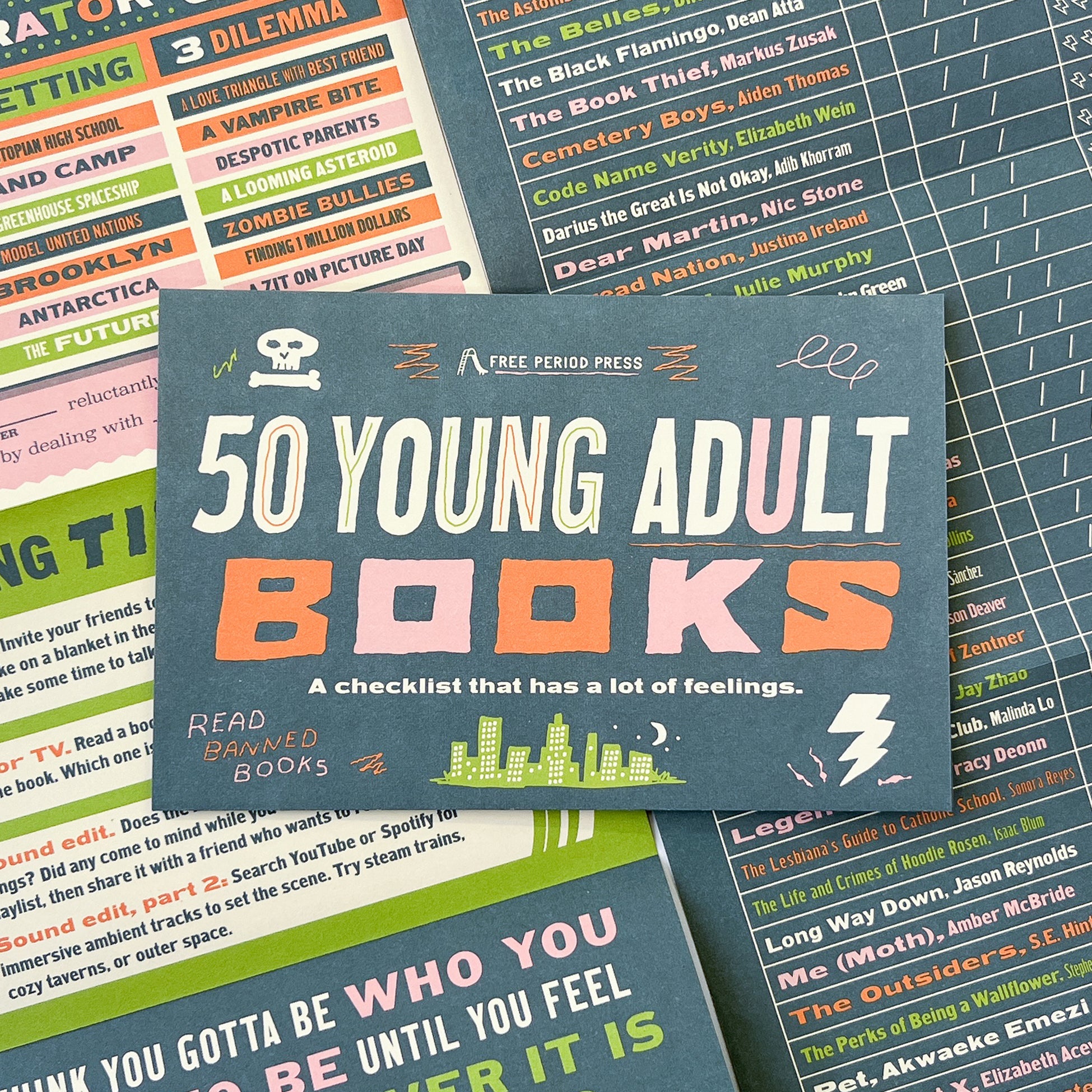 50 Young Adult (YA) Books: A Checklist That Has a Lot of Feelings