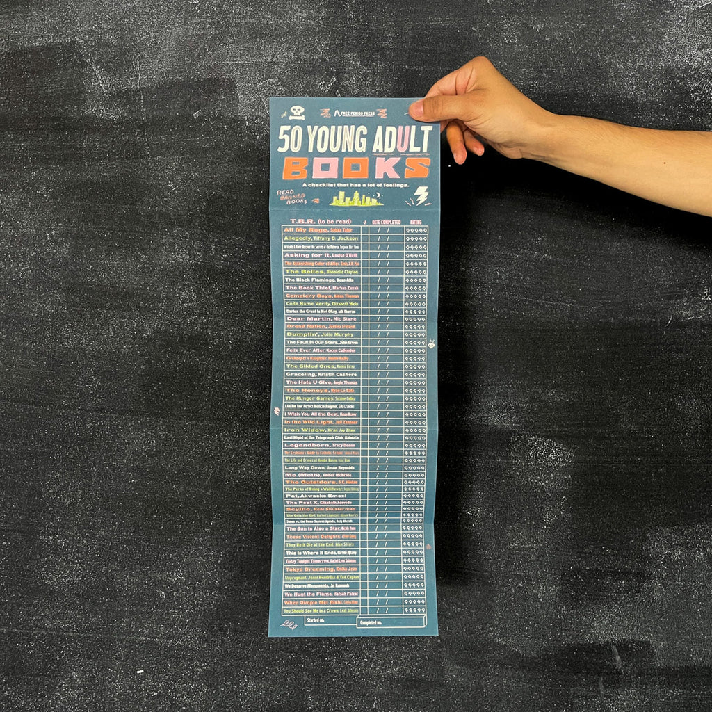 50 Young Adult (YA) Books: A Checklist That Has a Lot of Feelings