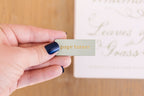 Page Turner Foil Embossed Magnetic Bookmark