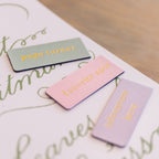 Favorite Spot Foil Embossed Magnetic Bookmark