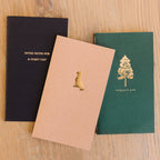 Blue Spruce Mini Saddle Stitch Notebook | Pine Tree Notebook