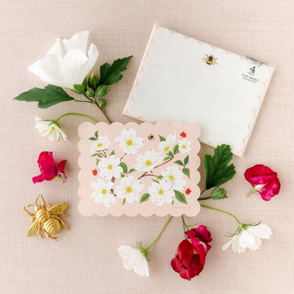 DOGWOOD  Notecards | Set of 4