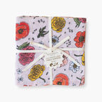 GARDEN FLORA | LINEN TABLE NAPKINS, SET OF 2