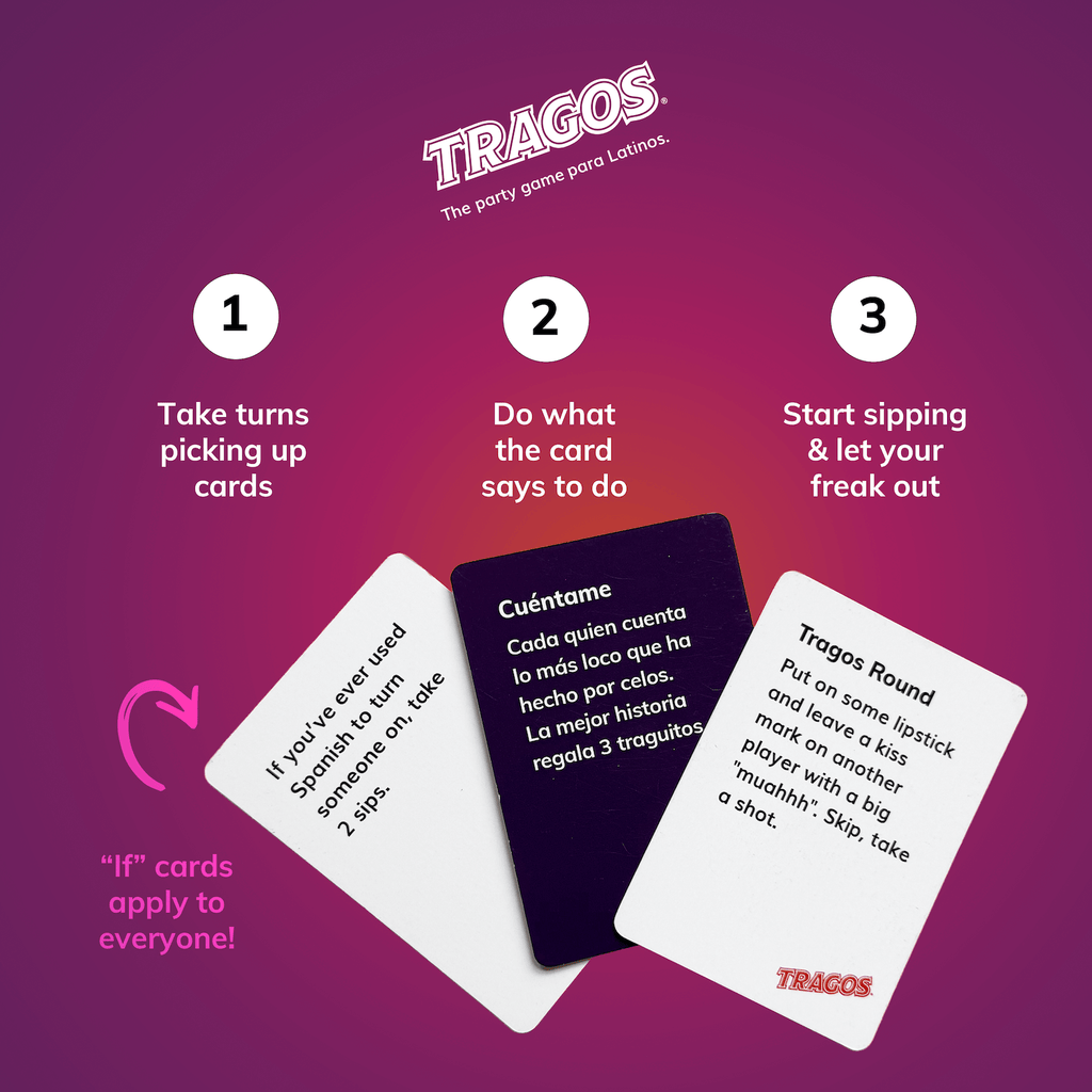 Tragos Espicy R-Rated Adult Bilingual Party Game