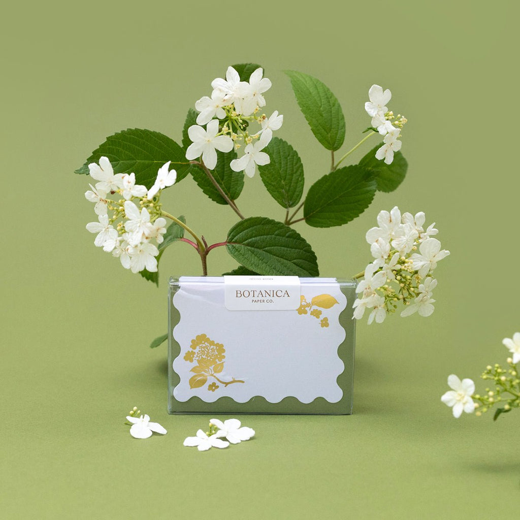 GOLD VIBURNUM | Mini Boxed Cards of 8