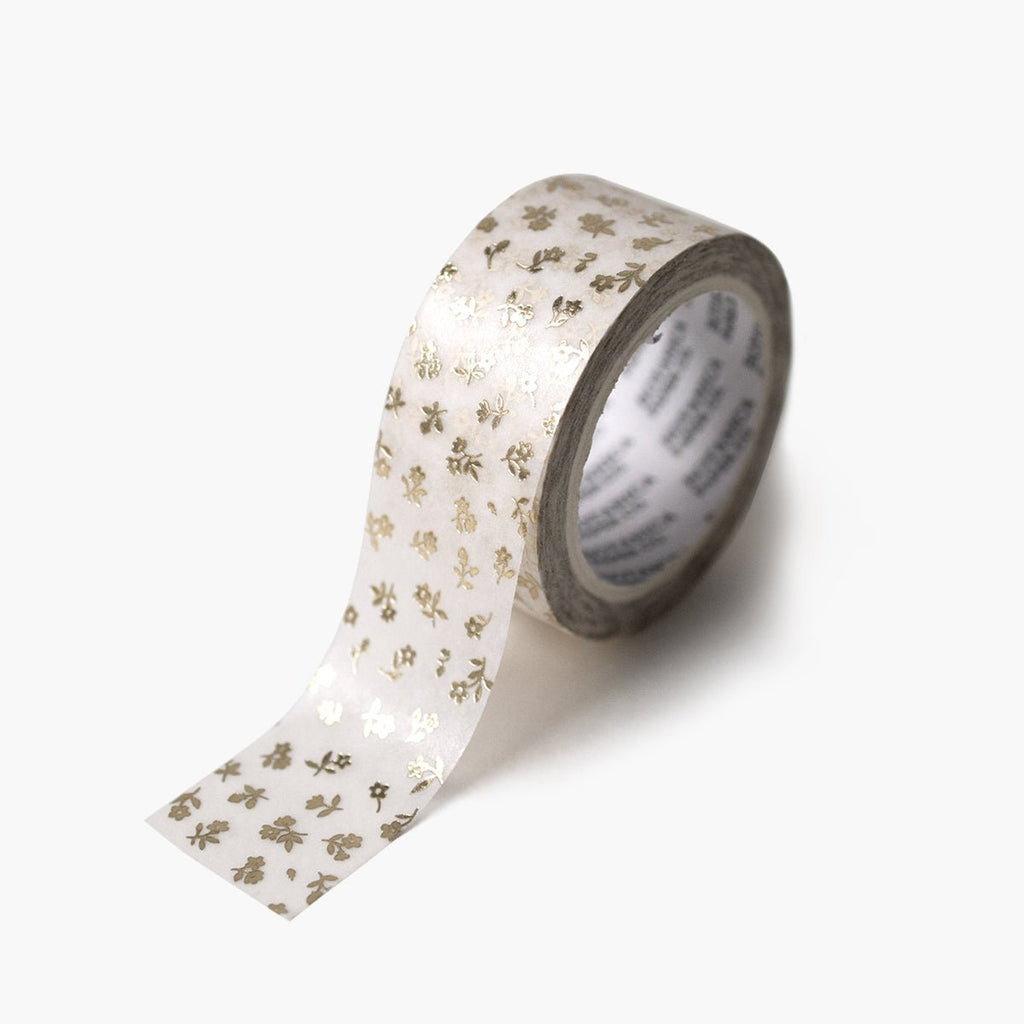 PETITE GOLD FLORA | Washi Tape