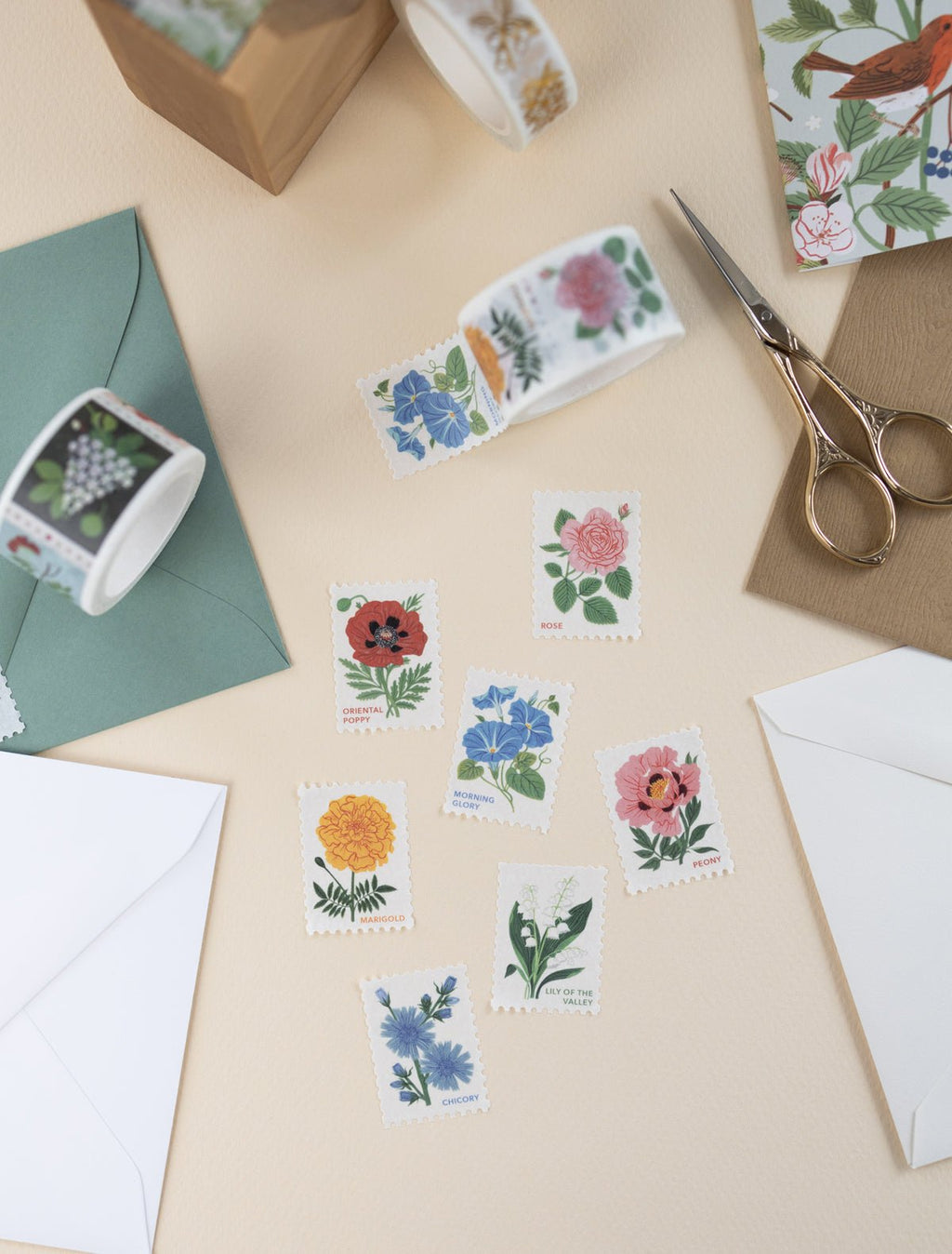 FLORALS | Perforated Washi Tape