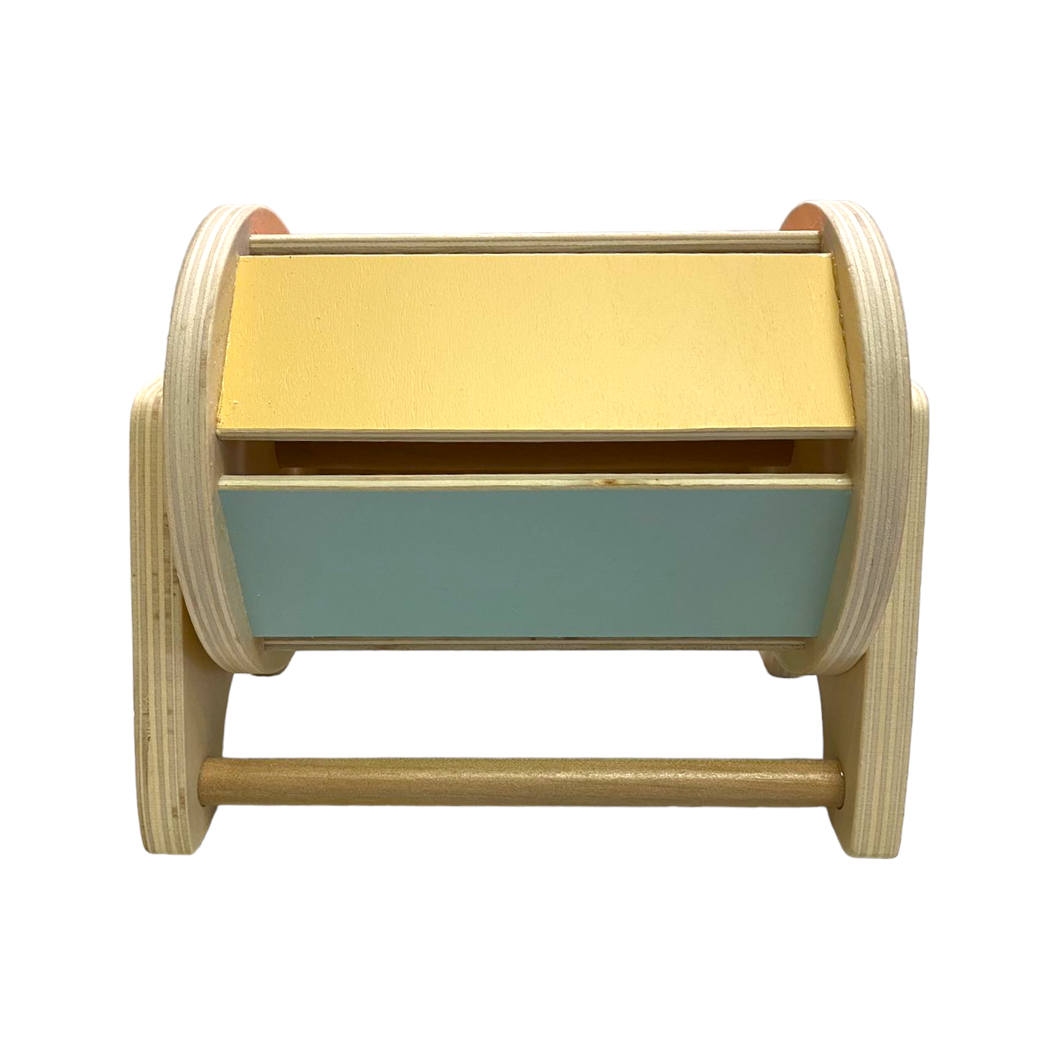 Montessori Spinning Drum in Pastel Colors