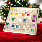 Natural Wooden Architectural Building Blocks – 21 or 26 Piece Set