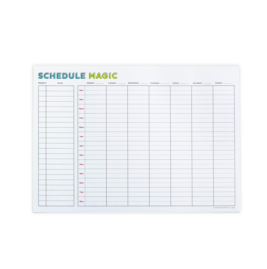 Weekly Schedule Magic To-Do List Notepad