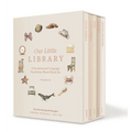 Our Little Library Vol. 2: A Foundational Language Vocabulary Board Book Set for Babies, Including Ocean Animals, Safari Animals, Food and Drink, Clot