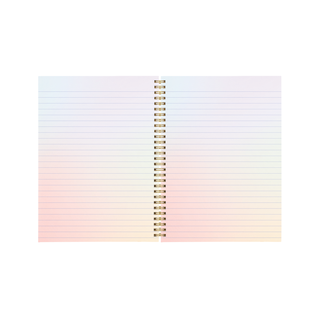 Rainbow Flower Notebook
