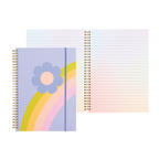 Rainbow Flower Notebook