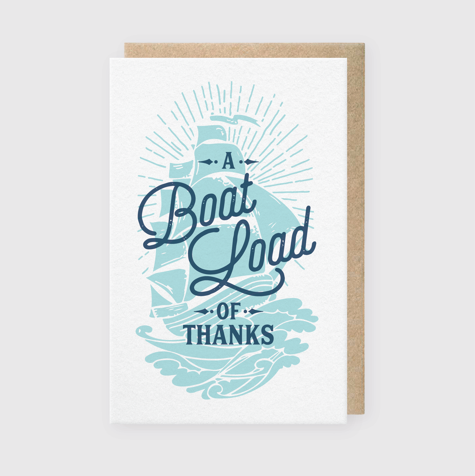 Boatload of Thanks Greeting Card