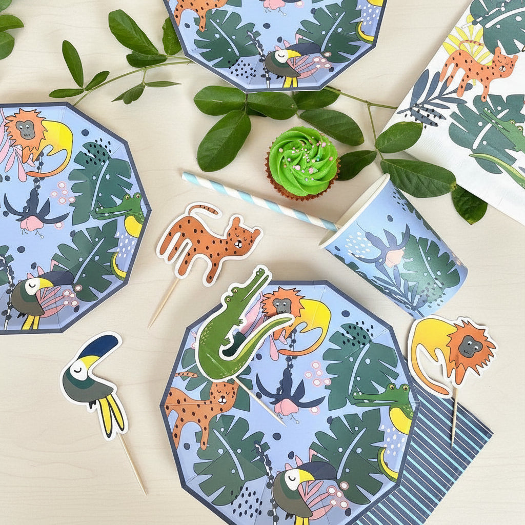 Tropical Animals Party Supplies in a Box