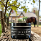 Once Upon a Time Candle *New Scent!* Amber + Leather + Ozone