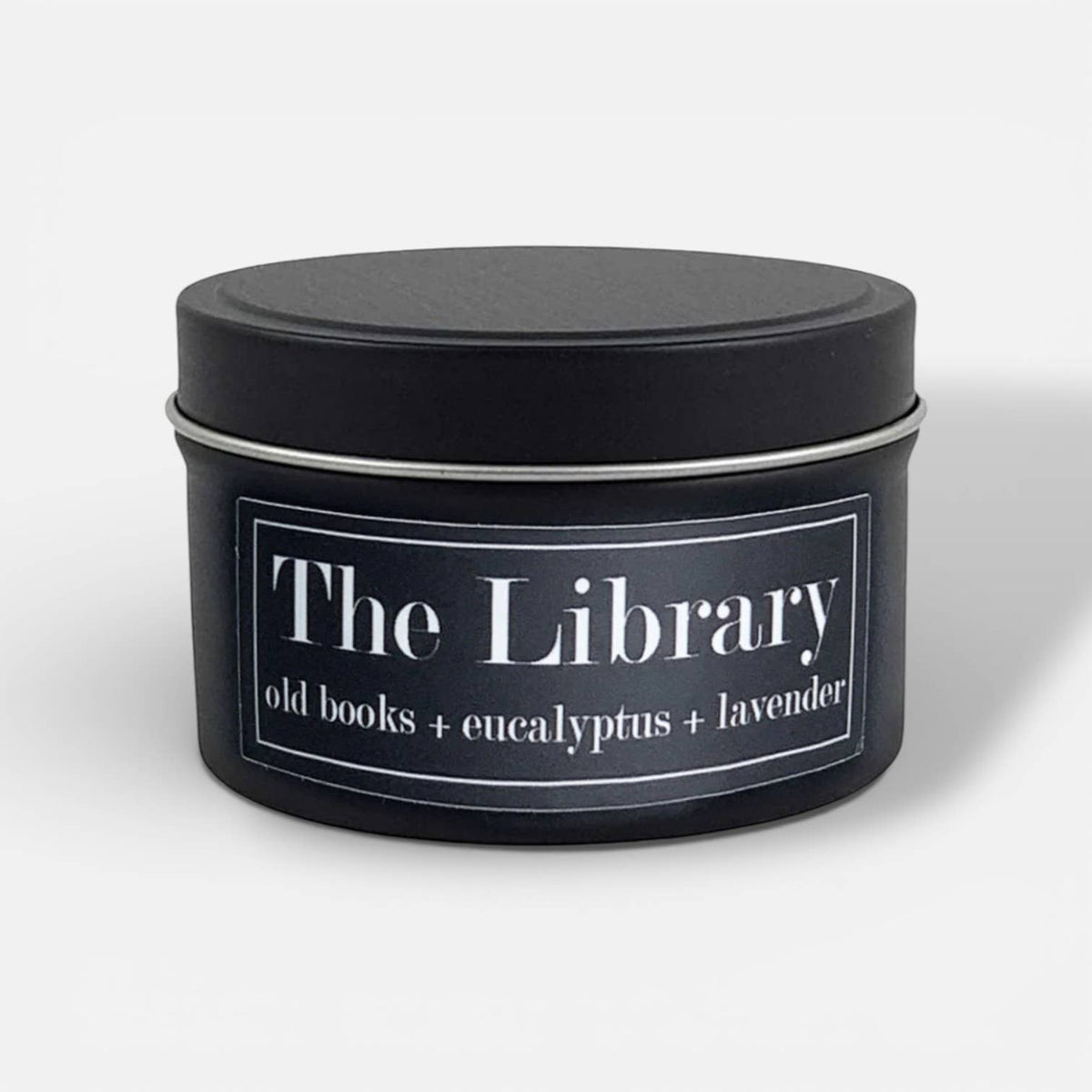 The Library 4oz Candle - Old Books + Eucalyptus + Lavender