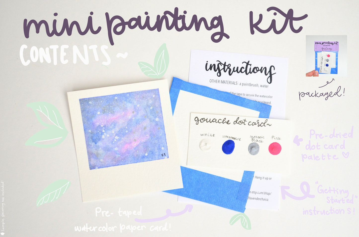 Mini Painting Kit- Galaxy